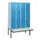 Dubbeldekse dekenkist,HxBxD 1950x1200x815mm,4x2vak.,vak B 300mm