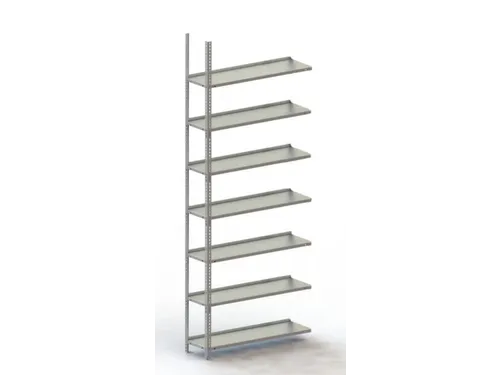 Schroefstelling Aanbouwveld Ral7035 2200x1002x304mm 7legborden 75kg