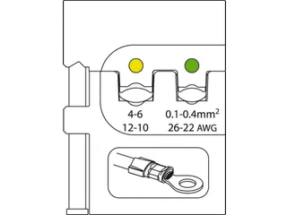 S 8140 E Krimptangset ELEKTRONISCH 4-delig - 2