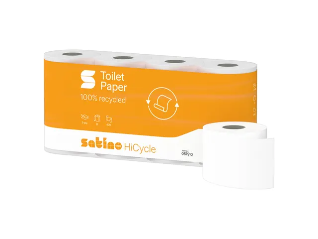 Satino HiCycle Toiletpapier MT1 2-laags 8 rollen