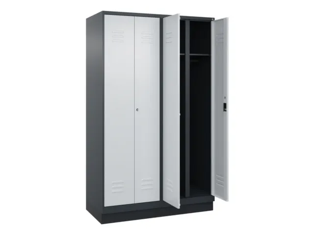 locker voor scheiding van kleding,HxBxD 1950x1200x500mm,4vak