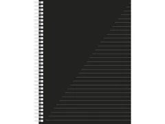 Collegeblok Kangaro A4 zwart gelinieerd 80 vel