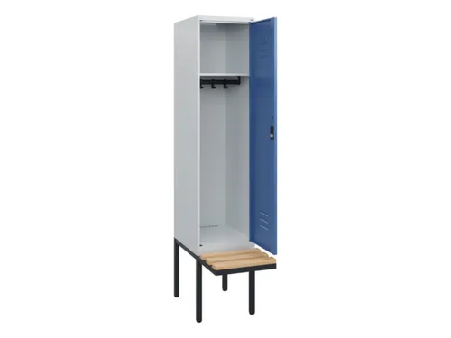 locker met bank,HxBxD 1950x400x815mm,1vak,vak B 400mm,cil.-slot
