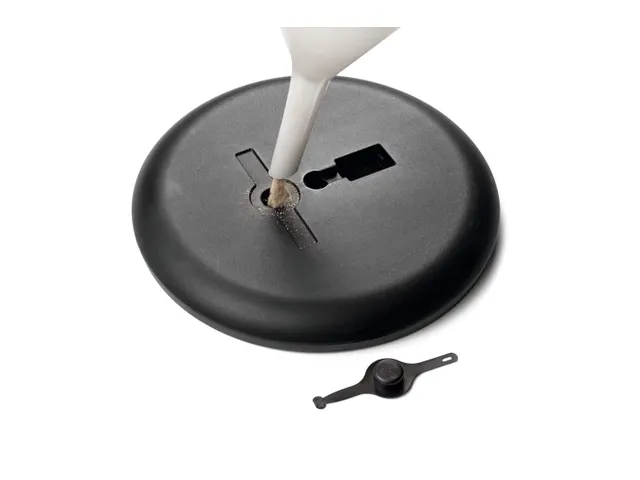 Support information sur pied avec cadre clipsable A4 aluminium