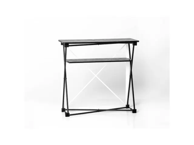 Balie Counter Fabric met Zwart tafelblad 100x32cm