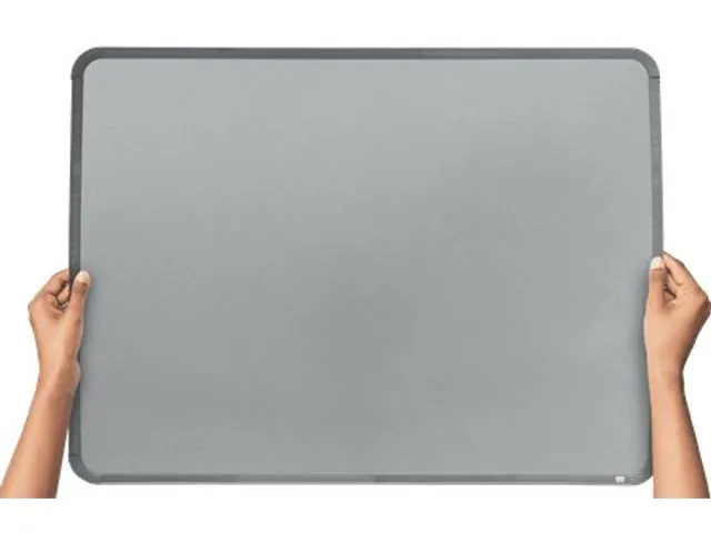 Tableau Blanc Nobo Slim Line 43x58cm Argent