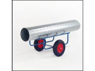 Kar Voor Rollen/tapijt 250kg 500x1000x500mm Massief Rubber Banden - 1