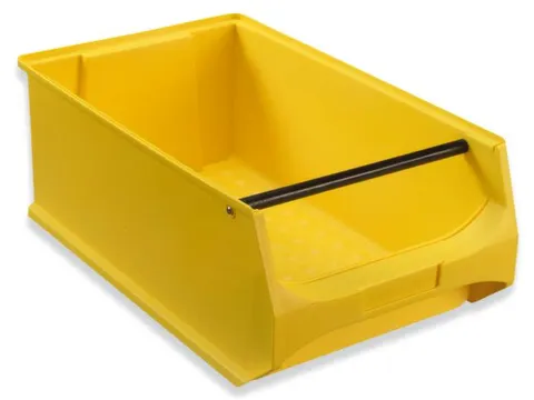 Zichtbak Hxbxd 200x300x500mm Pp Met Draaggreep Geel