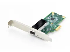 Single Port Gigabit Ethernet-netwerkkaart SFP PCI Express Intel-chipse