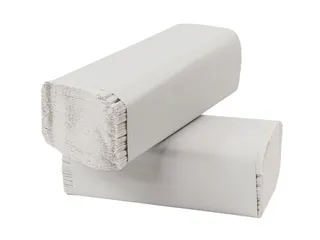 Papieren Handdoek Z-vouw recycled 1-laags FSC 23x25cm Doos 20 Pak - 2