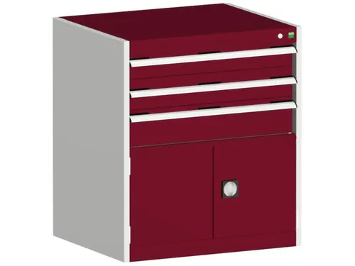 ladekast,HxBxD 900x800x525mm,3lade(n),m. lade voor normale belastingen