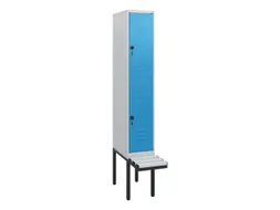 Dubbeldekse dekenkist,HxBxD 1950x300x815mm,1x2vak.,vak B 300mm