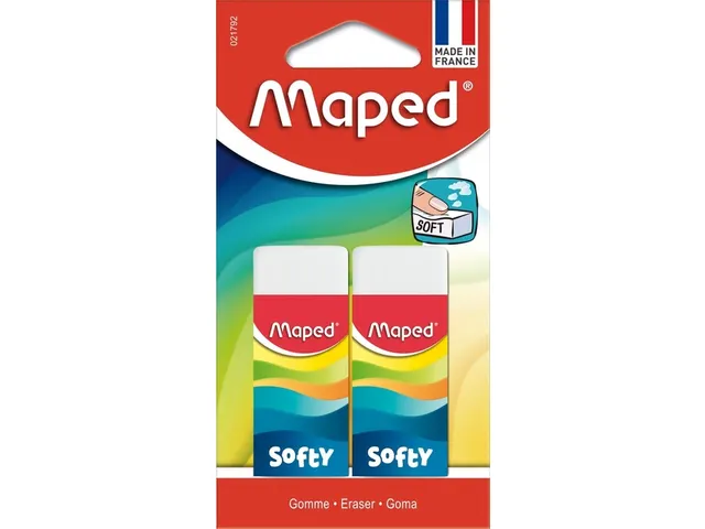 Gum Maped Softy blister à 2 stuks