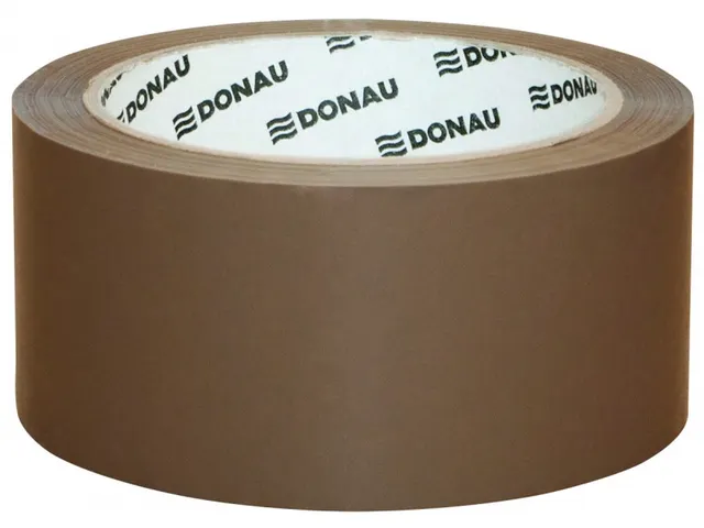 Donau Solvent verpakkingstape PP 48mmx60m 42 micron bruin