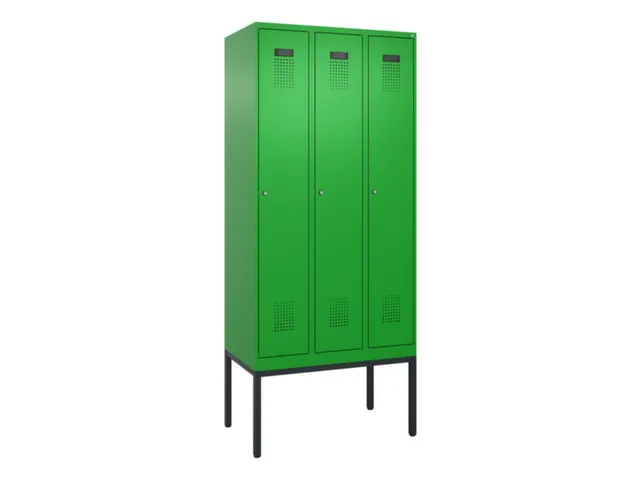 locker voor scheiding van kleding,HxBxD 2120x900x500mm,3vak