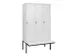 locker voor scheiding van kleding,HxBxD 2120x1200x815mm,3vak