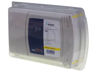 As67613 Astar Hp 761 Dnj Inkt Geel Rebuilt Blister 400Ml - 1