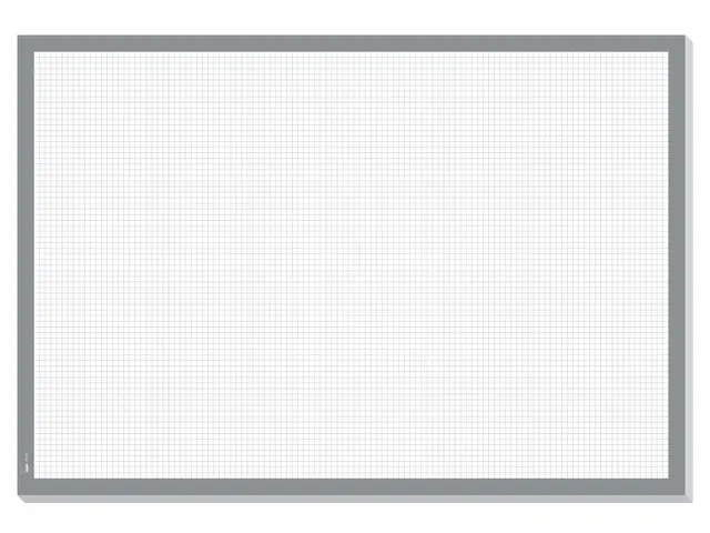 Bureauonderlegger Sigel wit geruit 59,5x41cm, 80 grams papier, 30 vel,