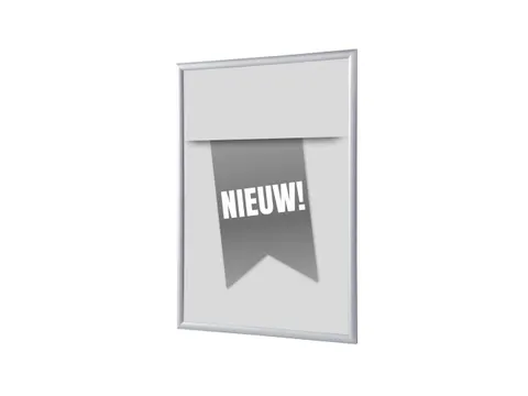 Kliklijst A1 complete set met print "NIEUW" Grijs