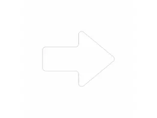plaksymbool,Pijl,markering HxB 90x145mm,wit,met antislip-eigenschappen - 2