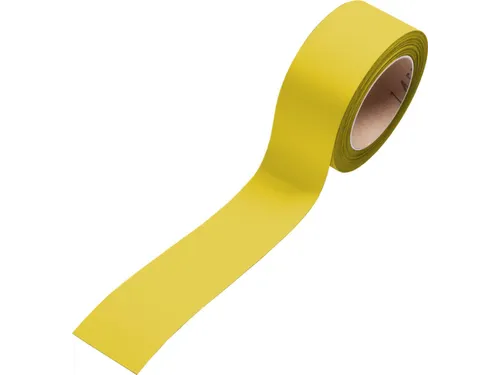 bord achterzijde magnetisch folie op rol H 30mm L 10m geel