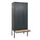 locker met bank,HxBxD 2120x900x815mm,3vak,vak B 300mm,draaigrendel