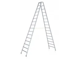 veiligheidsladder,beide zijden,2x7treden m. R13-laag,balk L 1,98m