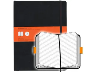 Notitieboek Moleskine XL 190x250mm lijn soft cover zwart - 6