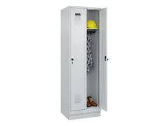 locker,HxBxD 1950x600x500mm,2vak,vak B 300mm,draaigrendel,sokkel