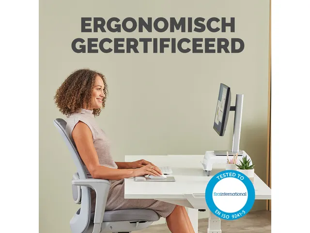 Muismat met polssteun Fellowes Breyta zand 20x24cm