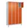 lockerkast,HxBxD 1950x1200x500mm,4x4vakken,vak B 300mm,cil.-slot
