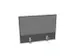 panneau de rehausse,p. table de bureau,MS-gris foncé,BN8078-gris