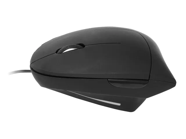 Muis Quantore ergonomisch bedraad USB-A zwart