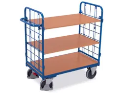 etagewagen,draagverm. 500kg,3etage(s),laadvl. LxB 1200x800mm,houtetage