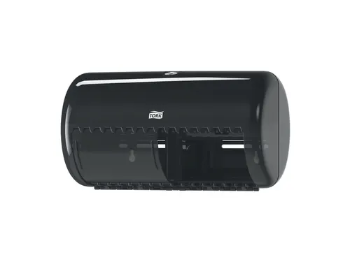 Tork 557008 T4 Toiletpapier Dispenser Elevation Twin Zwart