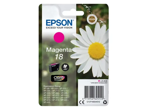 Inktcartridge Epson 18 T1803 rood C13T18034012
