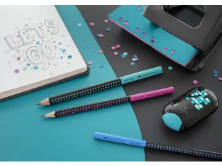 Grafietpotlood Grip 2001 two-tone zwart/turquoise - 4