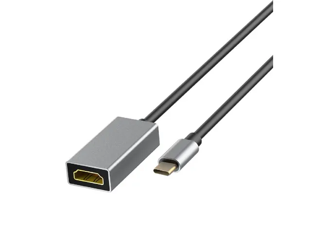 Cablexpert adapter USB-C naar HDMI 4K Ultra HD 15cm Zwart