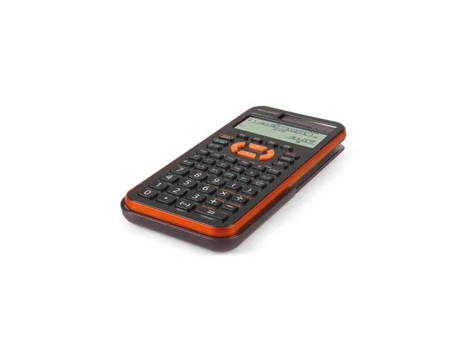 Calculatrice Sharp ELW531XGYR noir-orange scientifique write view