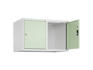 opzetkast,v. locker,2vak.,vak B 400mm,HxBxD 500x800x500mm,cilinderslot - 1