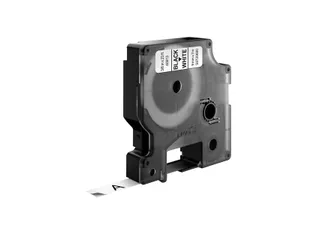 Labeltape Dymo 40913 LabelManager D1 polyester 9mm zwart op wit 10 stu - 14