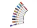 Marqueur tableau blanc Nobo Liquid Ink ogive 3mm assorti 10 pièces