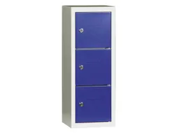 lockerkast,HxBxD 598x225x200mm,cil.-slot,sokkel,RAL7035,front RAL7016