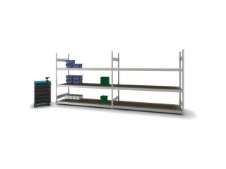 breedvakstelling,grondveld,HxBxD 2000x2320x835mm,vakl. 350kg - 3