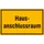 aanwijzingsbord,Ruimte met huisaansluiting,PVC,geel/zwart