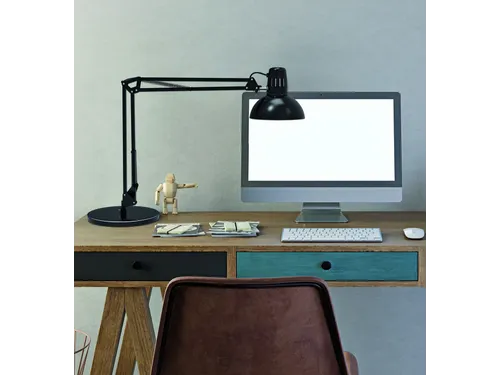 Bureaulamp MAUL Study voet excl.LED lamp E27 zwart