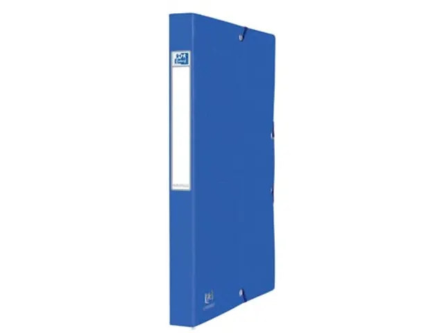 Elba elastobox Oxford Eurofolio rug van 2,5 cm, blauw