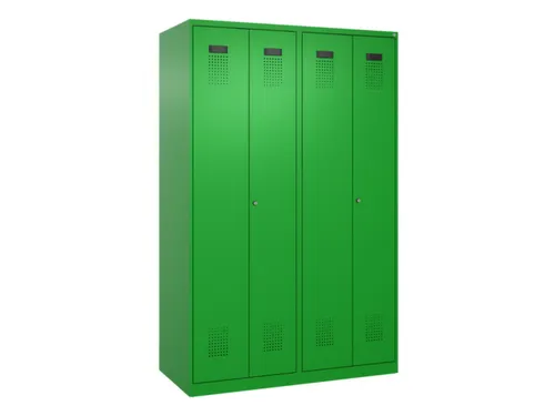 locker voor scheiding van kleding,HxBxD 1850x1200x500mm,4vak