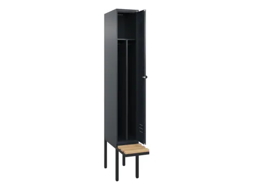 locker voor scheiding van kleding,HxBxD 2120x300x815mm,1vak
