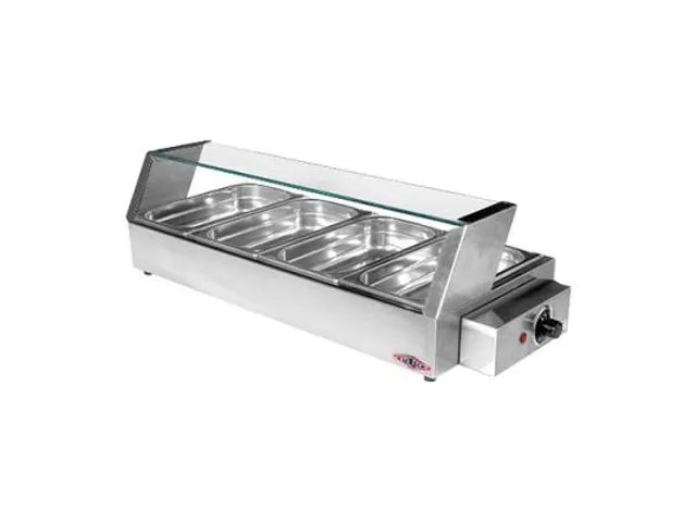 Tafel bain marie 4x 1/3 GN 40mm